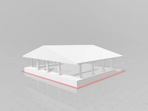 greek temple 3D Print Model