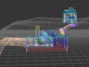 motel bates from psycho film 3D Model