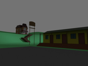 motel bates from psycho film 3D Model