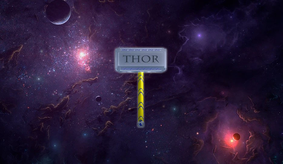 mjolnir do martelo de Thor Modelo 3D .c4d .max .obj .3ds .fbx .stl .blend 