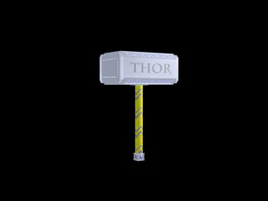 mjolnir do martelo de Thor Modelo 3D