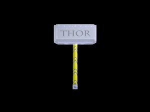 mjolnir do martelo de Thor Modelo 3D