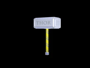 mjolnir do martelo de Thor Modelo 3D