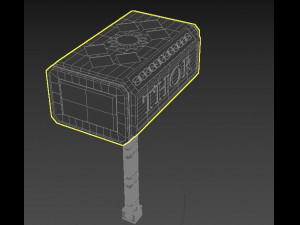 mjolnir of thor hammer Modelo 3D