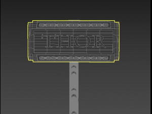 mjolnir of thor hammer Modelo 3D