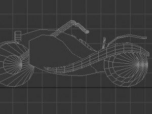 chopper bike 3D Model