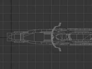 chopper bike 3D Model