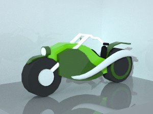 chopper bike 3D Model