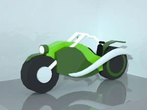 chopper bike 3D Model