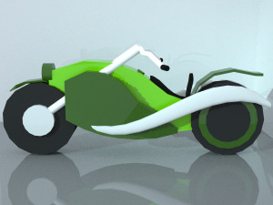 chopper bike 3D Model