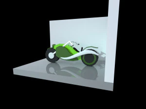 chopper bike 3D Model