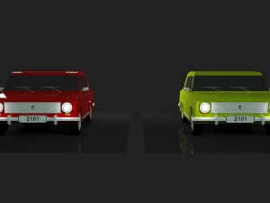 vaz 2101 3D 模型