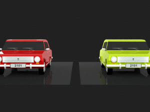 vaz 2101 3D 模型