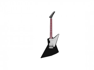 gibson explorer guitar 3D Model