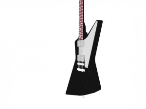 gibson explorer guitar 3D Model
