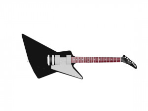 gibson explorer guitar 3D Model