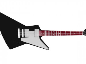 gibson explorer guitar 3D Model