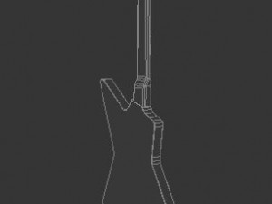 gibson explorer guitar 3D Model