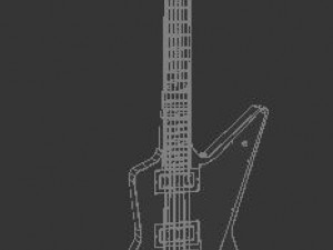 gibson explorer guitar 3D Model