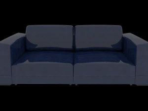 sofa sorrento in four colours 3D Model