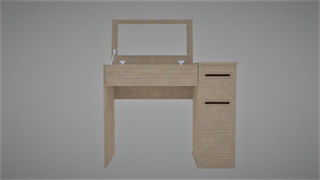 toilet table bauhaus 3D Model .c4d .max .obj .3ds .fbx .stl .blend 