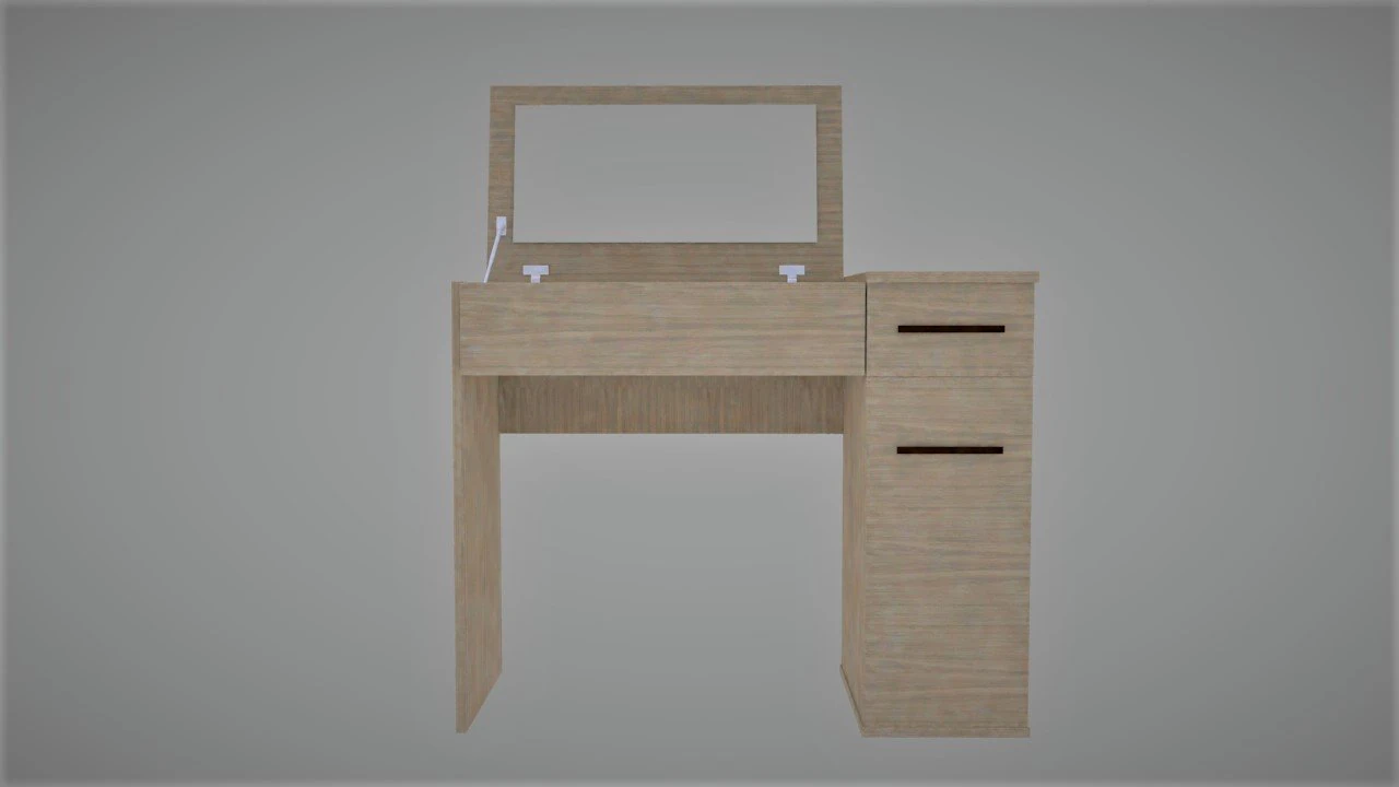 toilet table bauhaus 3D Model .c4d .max .obj .3ds .fbx .stl .blend