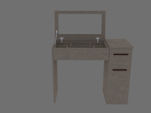 toilet table bauhaus 3D Model