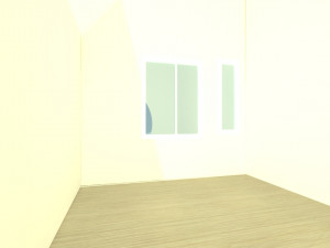 brick house with pool 3D 모델