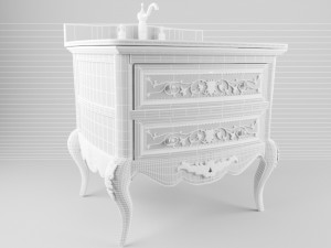 bathroom cabinet 3D Model