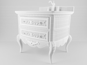 bathroom cabinet 3D Model