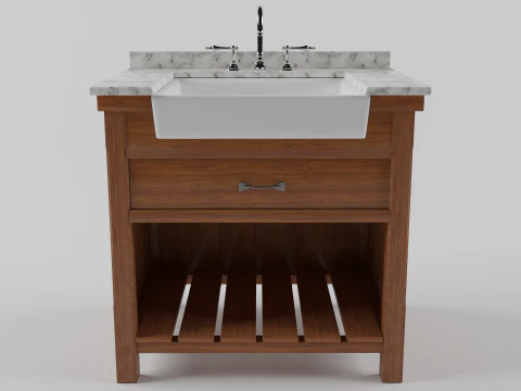 Sink cabinet 3D Model