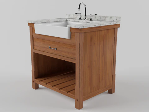 Sink cabinet 3D Model