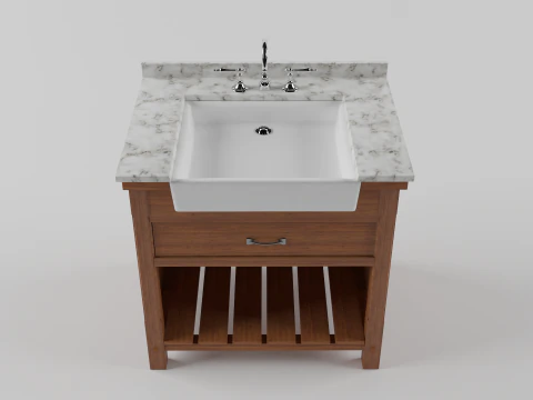 Sink cabinet 3D Model
