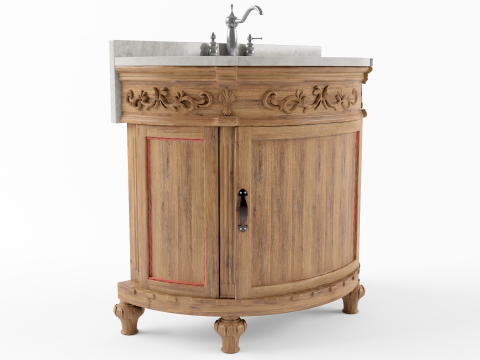 Lavabo dolabı 3D Model