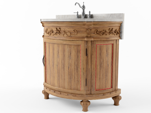 Armário de pia Modelo 3D