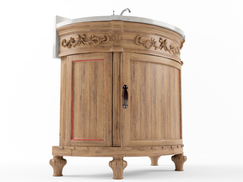 Armário de pia Modelo 3D