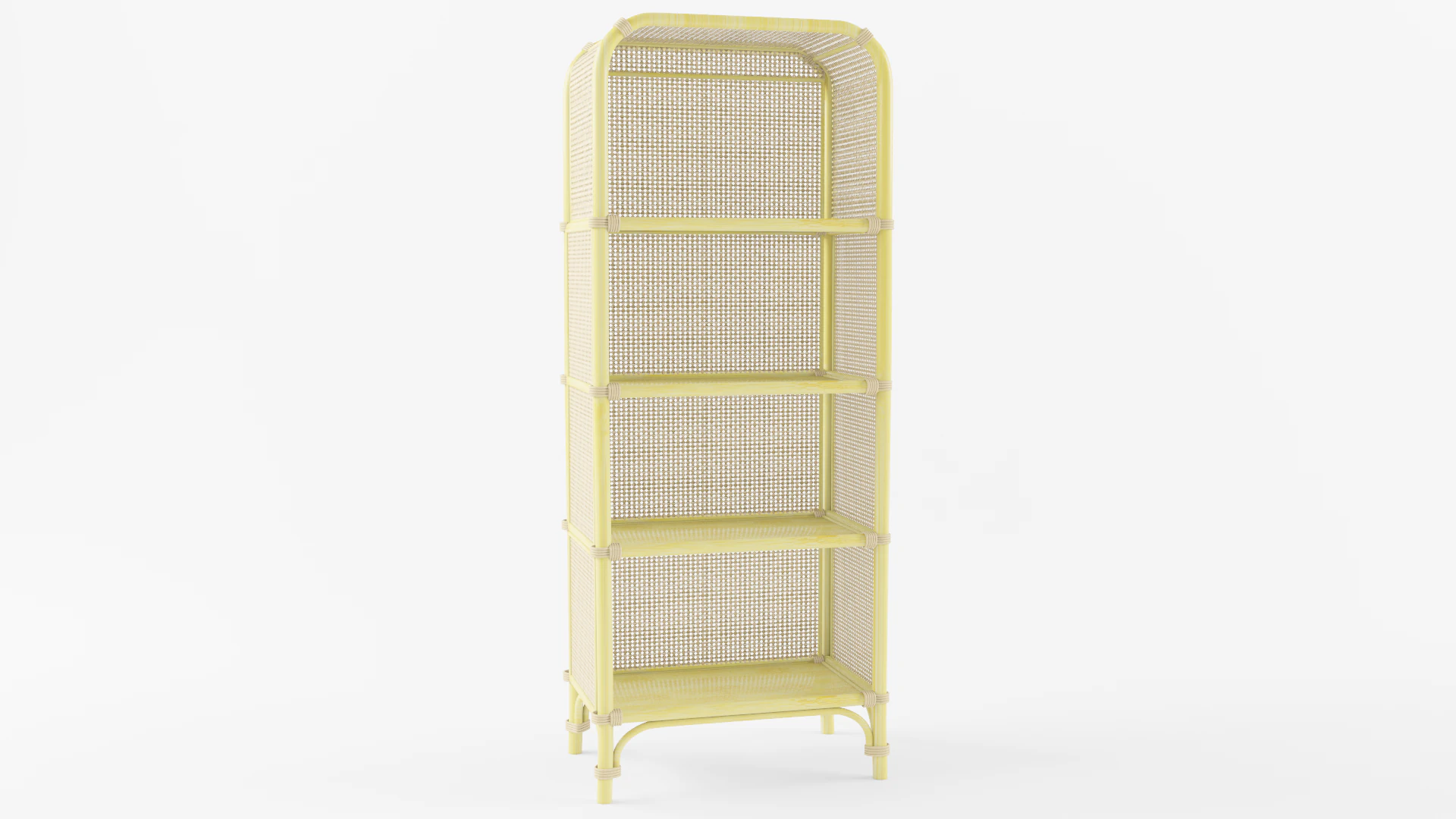 Bookcase 3D Model .c4d .max .obj .3ds .fbx .stl .blend 