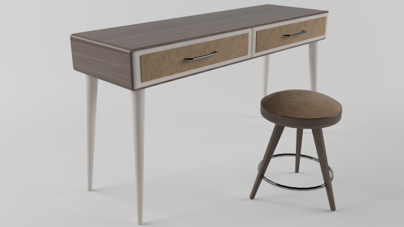 escritorio de estudio Modelo 3D .c4d .max .obj .3ds .fbx .stl .blend 