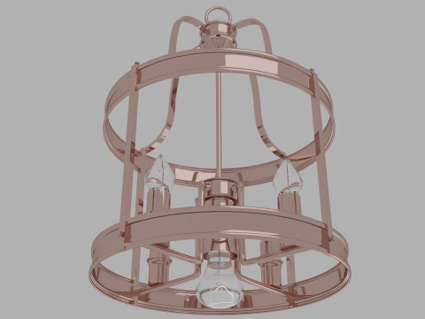 Coper lighting 3D Model