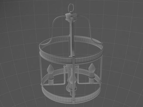 Купер освітлення 3D Модель