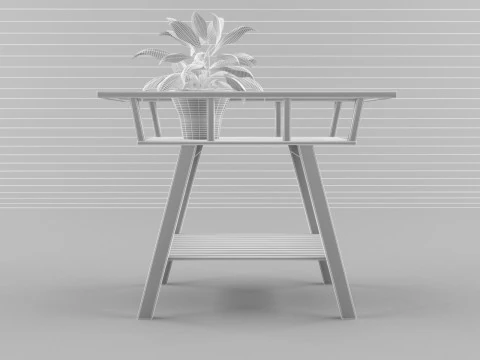 Flower bed 3D Model