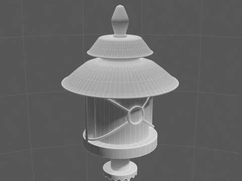 Lampe de jardin Modèle 3D
