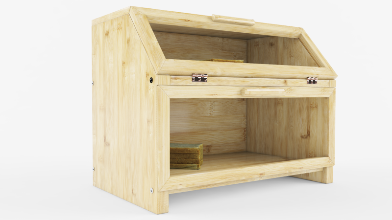 caja de pan Modelo 3D .c4d .max .obj .3ds .fbx .stl .blend 