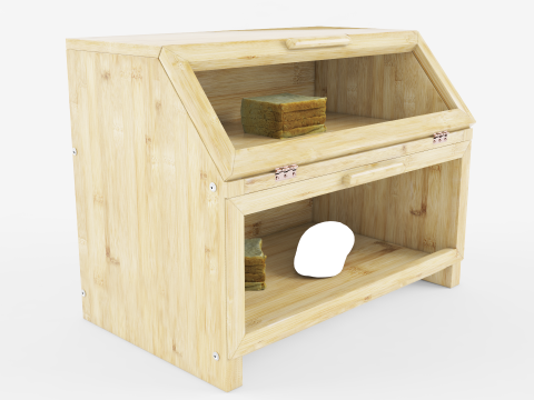 caja de pan Modelo 3D