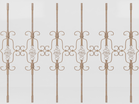 Fer forgé Modèle 3D