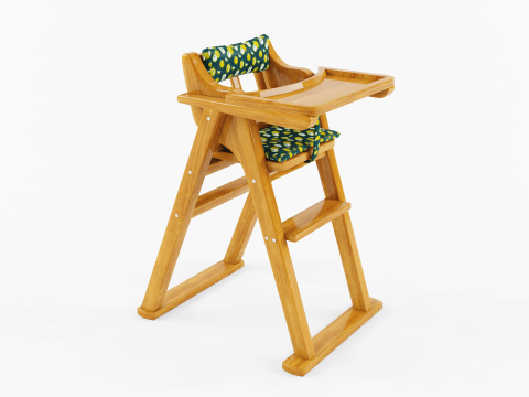 Scrivania per bambini Modello 3D