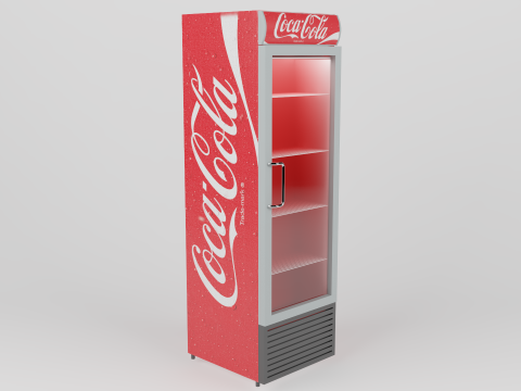 冷蔵庫のディスプレイ 3Dモデル