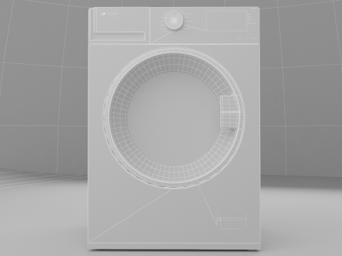 Waschmaschine 3D Modell