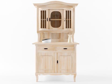 Penyimpanan mutfak lama Model 3D