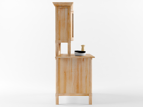 Penyimpanan mutfak lama Model 3D